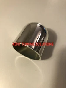 New Chrome Tow Bar Ball Cover Plastic Cap Car Towing Hitch Towball 50MM Maypole✅ - Picture 1 of 5