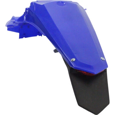 UFO Yamaha WR250F/450F Blue Rear Fender w/ LED Tail Light - image 1 of 2