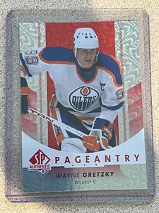 Wayne Gretzky Pageantry Red 2022-23 SP Authentic - Picture 1 of 2