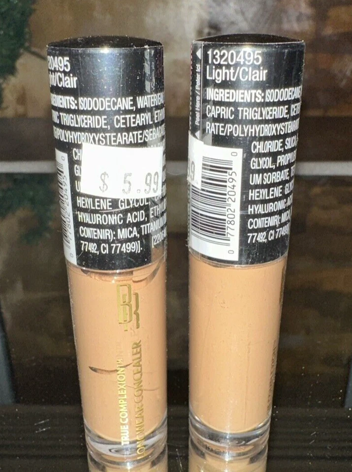 2x Lote Nuevo Corrector de Larga Duración Black Radiance True Complexion™ Light #1320495 Foto 1 de 4