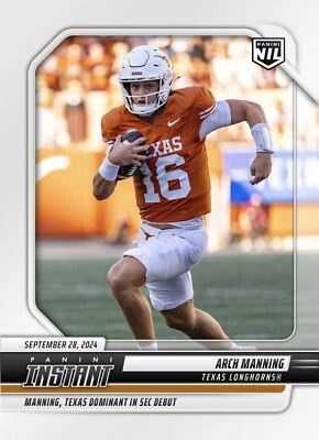 Arch Manning - 2024 Panini Instant College Football #AMC - Image 1 of 2
