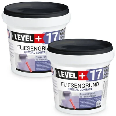 LEVEL PLUS Fliesengrund 3 kg Fliese auf Fliese Quarzgrund Haftgrund Fliesengrundierung L+17