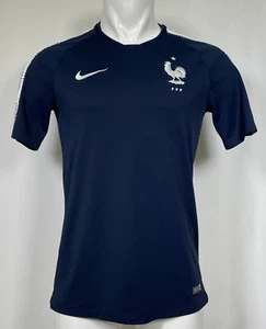 France National Team Nike 2014 Dri-Fit Navy Blue Soccer Jersey Men's MEDIUM - Picture 1 of 14