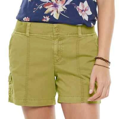 Women's Sonoma Good for Life Snap Button Pockets Cotton Cargo Shorts Size 18 NEW - Image 1 of 4
