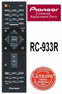 New Genuine Pioneer Elite RC-933R Remote Control works SX-S30 VSX-S520D VSX-S520 - Picture 1 of 1
