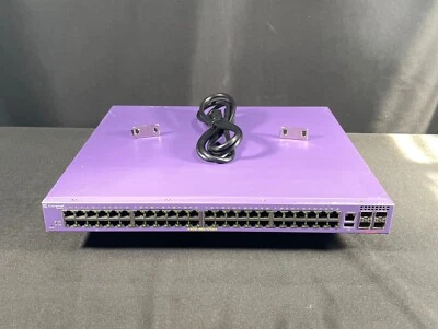 Extreme 18104 V400-48P-10GE4  48Port Gigabit PoE+ 4x10Gbe SFP+ Switch - Image 1 of 4