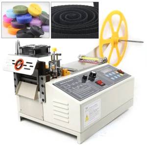 Gurtband Schneidemaschine Automatische Heiß & Kalt Messer band Schneidemaschine - Bild 1 von 12