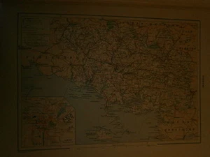 Carte géographique Année 1914 Département du Morbihan - Imagen 1 de 1