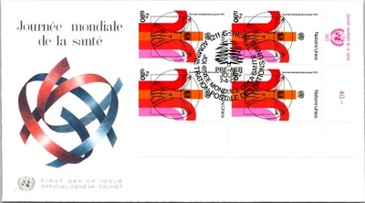 Vintage FDC United Nations Geneva Postmark Scott #24 World Health Day - Image 1 of 4
