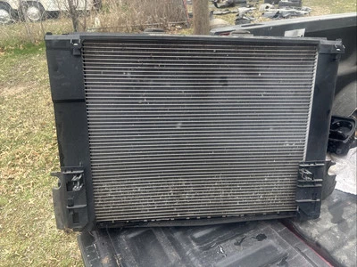 2012 BMW 528i F10 N55 Radiator Condenser Cooling Fan Support Assembly - Image 1 of 4