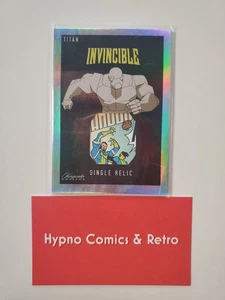 2025 Invincible Keepsake Edition single Relic Titan comic cut clippings  - Picture 1 of 10