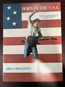 Bruce Springsteen 1984 nacido en Estados Unidos piano guitarra vocal cancionero partituras - Imagen 1 de 1