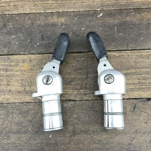 Vintage Suntour Bar End Shifters Pair Japan Barcon Levers Parts No Screws - Picture 1 of 14