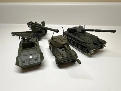 Solido Military Army lot of 4 - tanks and canon - Image 1 of 4