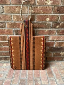 Charcuterie Endmaserung Brett Padauk Purple Heart Wenge Cherry Maple Walnut - Bild 1 von 9