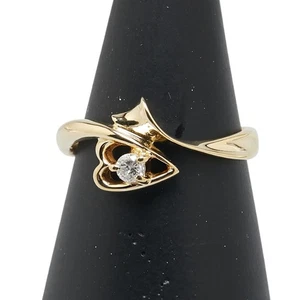 AUTHENTIC Ring ring K18YG yellow gold #12.5(JP Size) Women - Picture 1 of 7