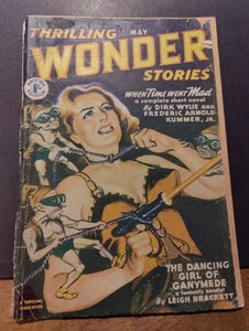 Vintage 1953 Sci Fi Pulp Comic THRILLING WONDER STORIES Vol 1 No.4 UK Edition  - Picture 1 of 11