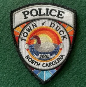Town Of DUCK Police Shoulder Patch - North Carolina NC - Obsolete - Bild 1 von 4