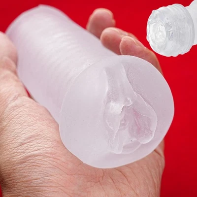 Manga masculina de silicona de repuesto para bomba de vacío de pene potenciador para hombres Foto 1 de 4