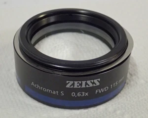 ZEISS 435216 ACHROMAT S 0,63x FWD 115mm OBJECTIVE - FOR SERIO DISCOVERY - Bild 1 von 11