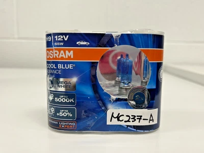 Like-New: OSRAM H9 5000K Cool Blue Advance 62213CBA headlight bulbs 12V 65W PAIR - Image 1 of 4