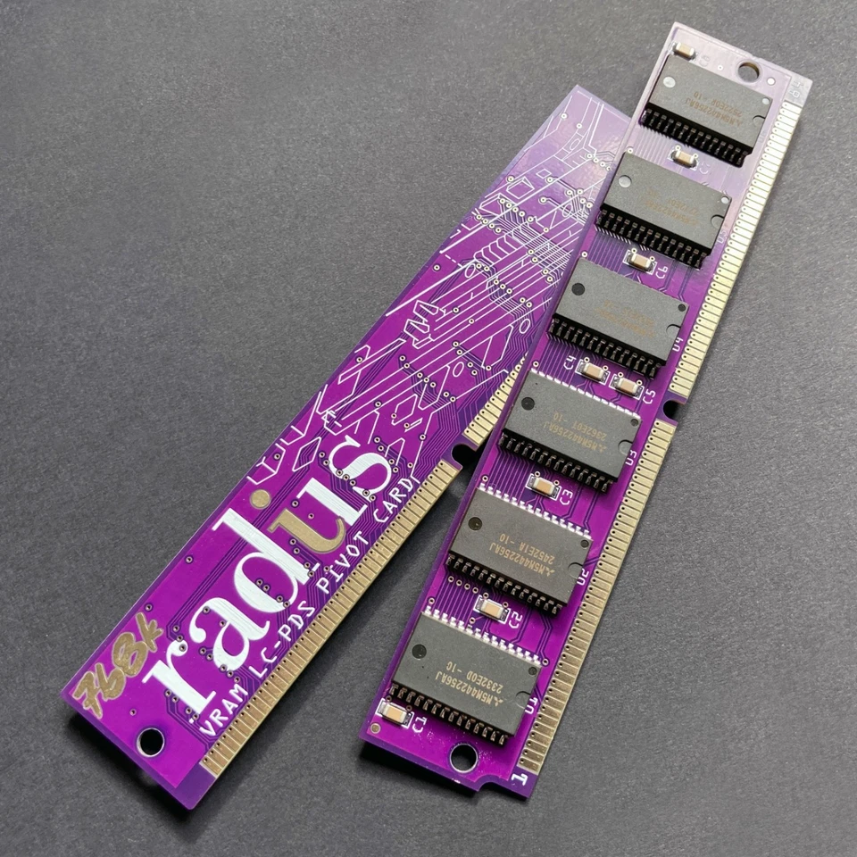 1pcs PurpleRAM new 84pin SIMM 768k VRAM memory for Radius Pivot LCPDS card - Image 1 of 3