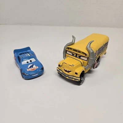 Disney Pixar Cars 3 Miss Fritter Demolition Derby Thunder Hollow & Dinoco 95 - Image 1 of 4