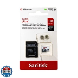 Made for Amazon SanDisk 128GB microSD Memory Card for Fire Tablets and Fire - - Zdjęcie 1 z 3