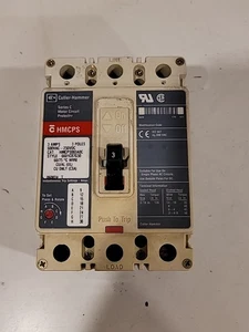 EATON CUTLER HAMMER HMCPS003A0C 3-POLE 600V 3A CIRCUIT BREAKER NOS - Picture 1 of 5