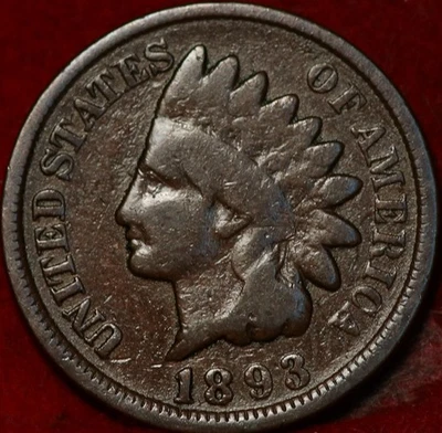 1893 Philadelphia Mint Indian Head Cent - Image 1 of 2