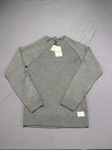 Piazza Italia man Tailored Knit Sweater Men’s size Large Grey - Picture 1 of 10