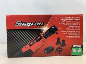 NUEVO Kit de trinquete inalámbrico Snap-on CTR862GMK2 3/8" 14,4 V alto par VERDE - Imagen 1 de 8