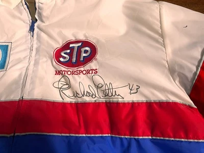 Chaqueta de Carreras Autografiada Richard Petty STP Motorsports Años 90’s XL Firmada Foto 1 de 4