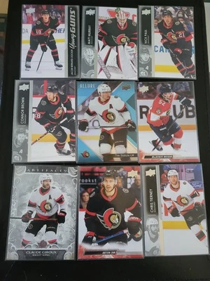 Ottawa Senators 51 Card Lot Base Set, Rookie Cards & Inserts - Image 1 of 4