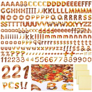 221 Pcs Bulletin Board Letters Round Alphabet Number Punctuation Symbol Combo... - Picture 1 of 7