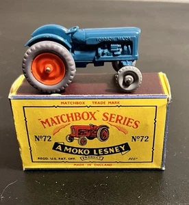 MATCHBOX LESNEY No. 72 Fordson Tractor Original B5 Box - Picture 1 of 13