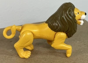 Disney's Animal Kingdom park Poseable Lion figurine #9 1998 FREE SHIPPING - Picture 1 of 5