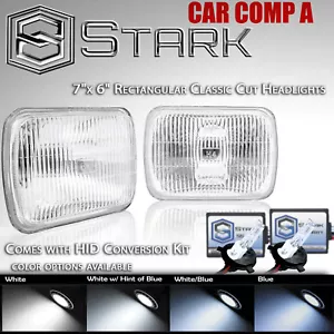H6054 / H6052 / H6014 Head Light Glass Housing Lamp Chrome - 7x6 HID Xenon (A) - Bild 1 von 5