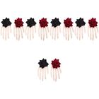  10 Pcs Ghost Wedding Hair Accessories Hand Rose Barrettes Make up