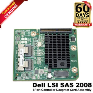 Dell PowerEdge C6300 LSI SAS 2008 6Gb/s SAS SATA 8-Ports Daughter Card 471NY - Picture 1 of 6