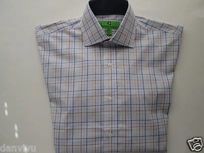 Camisa de vestir para hombre BRISTOL & BULL Spread cuadros blancos S (14,5 | 33,5) precio de venta sugerido por el fabricante 79,50 USD Foto 1 de 4