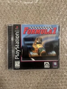 Formel 1, PSYGNOSIS PS 1 Playstation Black Label mit Handbuch sehr guter Zustand - Bild 1 von 7