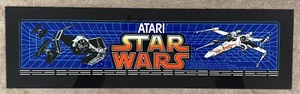 Star Wars Arcade Marquee Plexiglass Acrylic Reverse Printed Reproduction - Foto 1 di 3