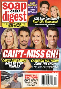 SOAP OPERA DIGEST April 26 2021 General Hospital Mark Grossman Bryan R. Datillo - Picture 1 of 4