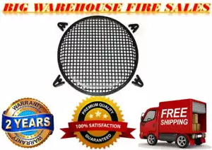 15" SubWoofer Metal Mesh Cover Waffle Speaker Grill Protect Guard DJ Car Audio - Picture 1 of 4