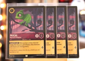 Disney Lorcana Play Set - Pascal Rapunzel's Companion 53/204 - NM+ NON-Foil x4 - Picture 1 of 1