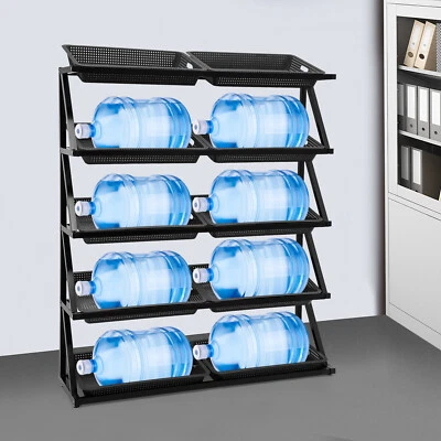 Estante de bocadillos para frutas y verduras de 55,12 pulgadas 5 niveles estantes de exhibición al por menor estantería de mercado Foto 1 de 4