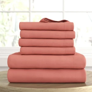 Ultra Soft Essential 6PC Sheet Set by Kaycie Gray - FREE SHIPPING - 15+ COLORS - Picture 1 of 26