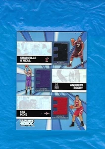 Shaquille O'Neal 2005-06 Topps caja de lujo trinity triple reliquia yao ming bougut # - Imagen 1 de 2