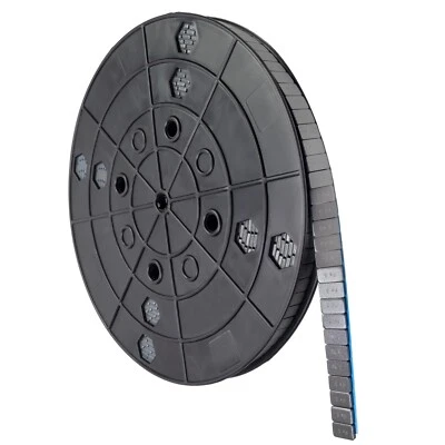 HASKYY Pesi adesivi pesi di bilanciamento 6 kg 1200 x 5 g rotolo cerchi in lega sigillo adesivo antracite